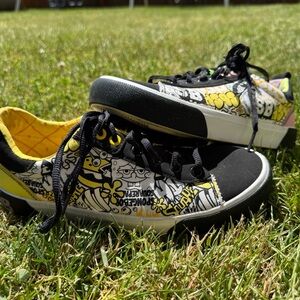 SpongeBob and Patrick GroundUp Black and Yellow Sneakers